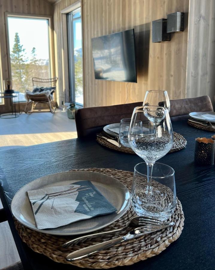 Brand New Cabin On The Sunny Side Of Gaustatoppen With A Great View Tuddal Екстер'єр фото