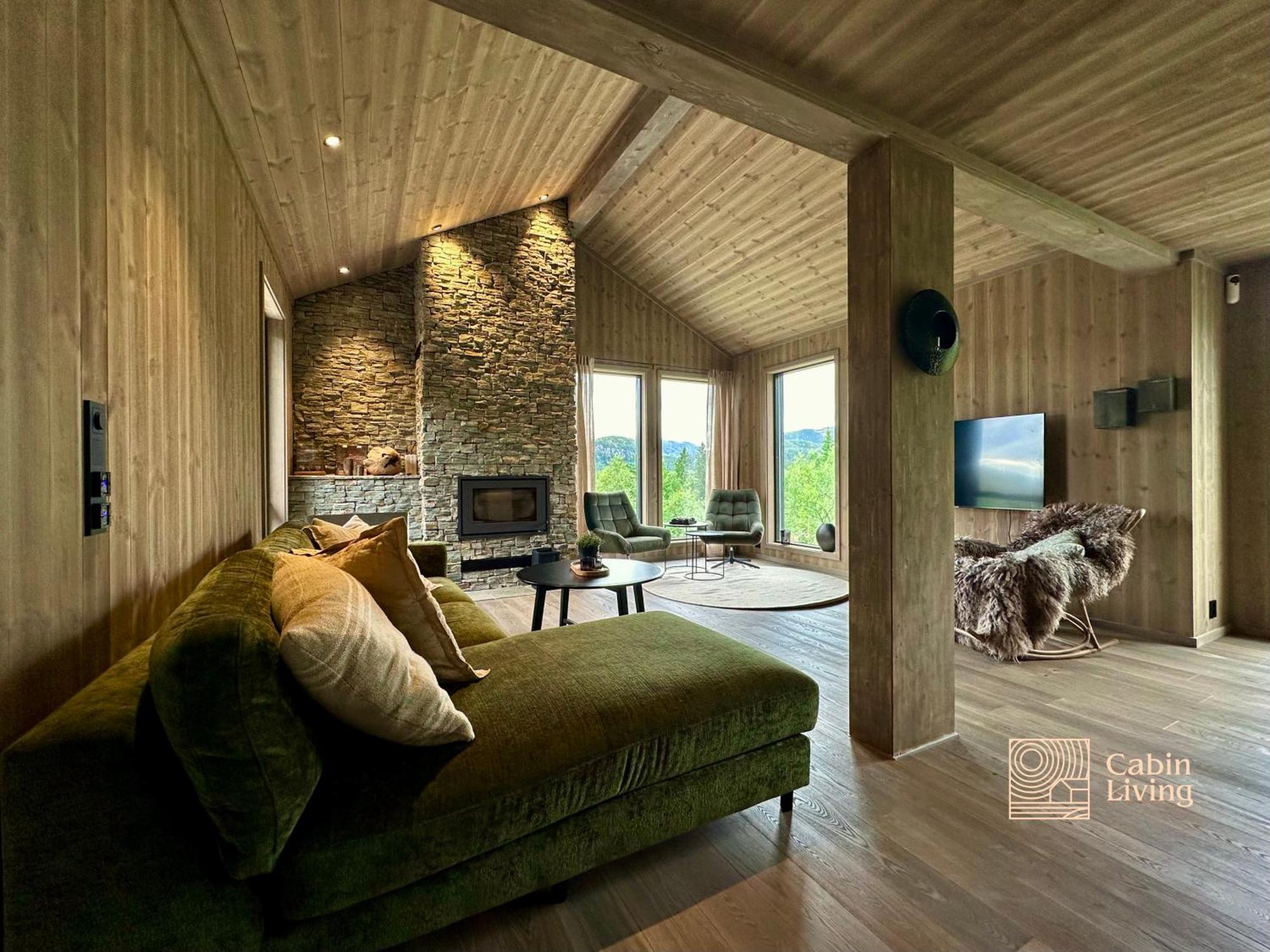 Brand New Cabin On The Sunny Side Of Gaustatoppen With A Great View Tuddal Екстер'єр фото