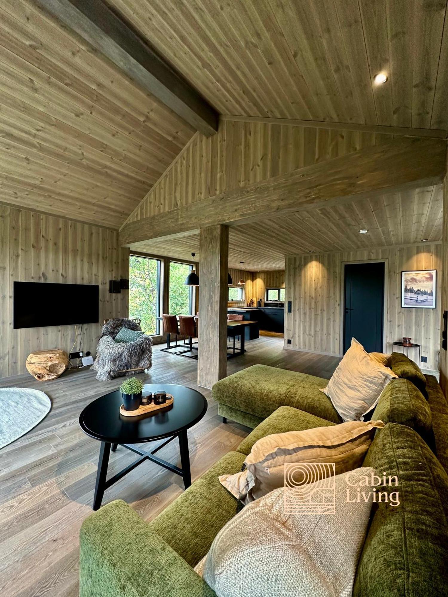 Brand New Cabin On The Sunny Side Of Gaustatoppen With A Great View Tuddal Екстер'єр фото