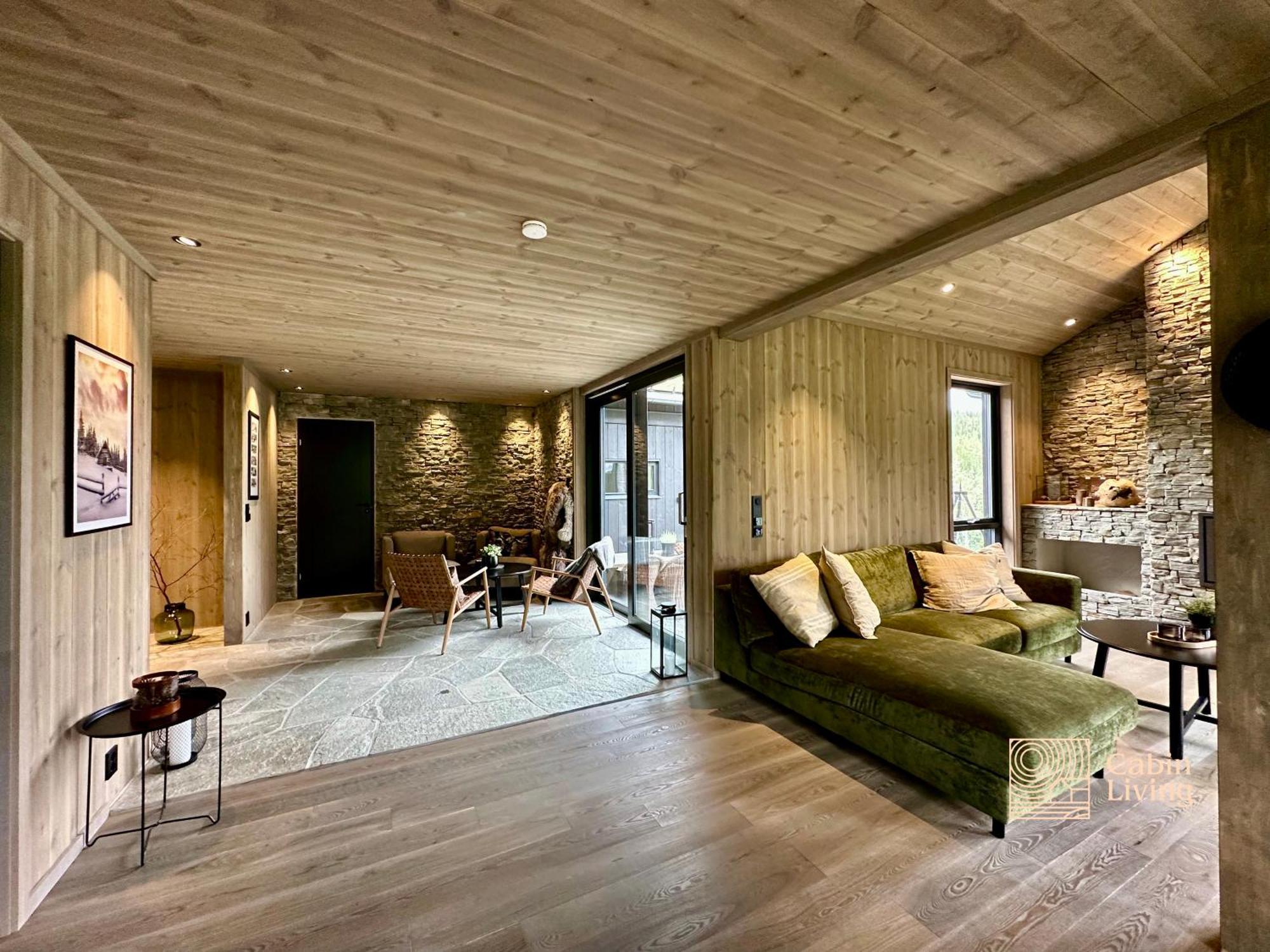 Brand New Cabin On The Sunny Side Of Gaustatoppen With A Great View Tuddal Екстер'єр фото