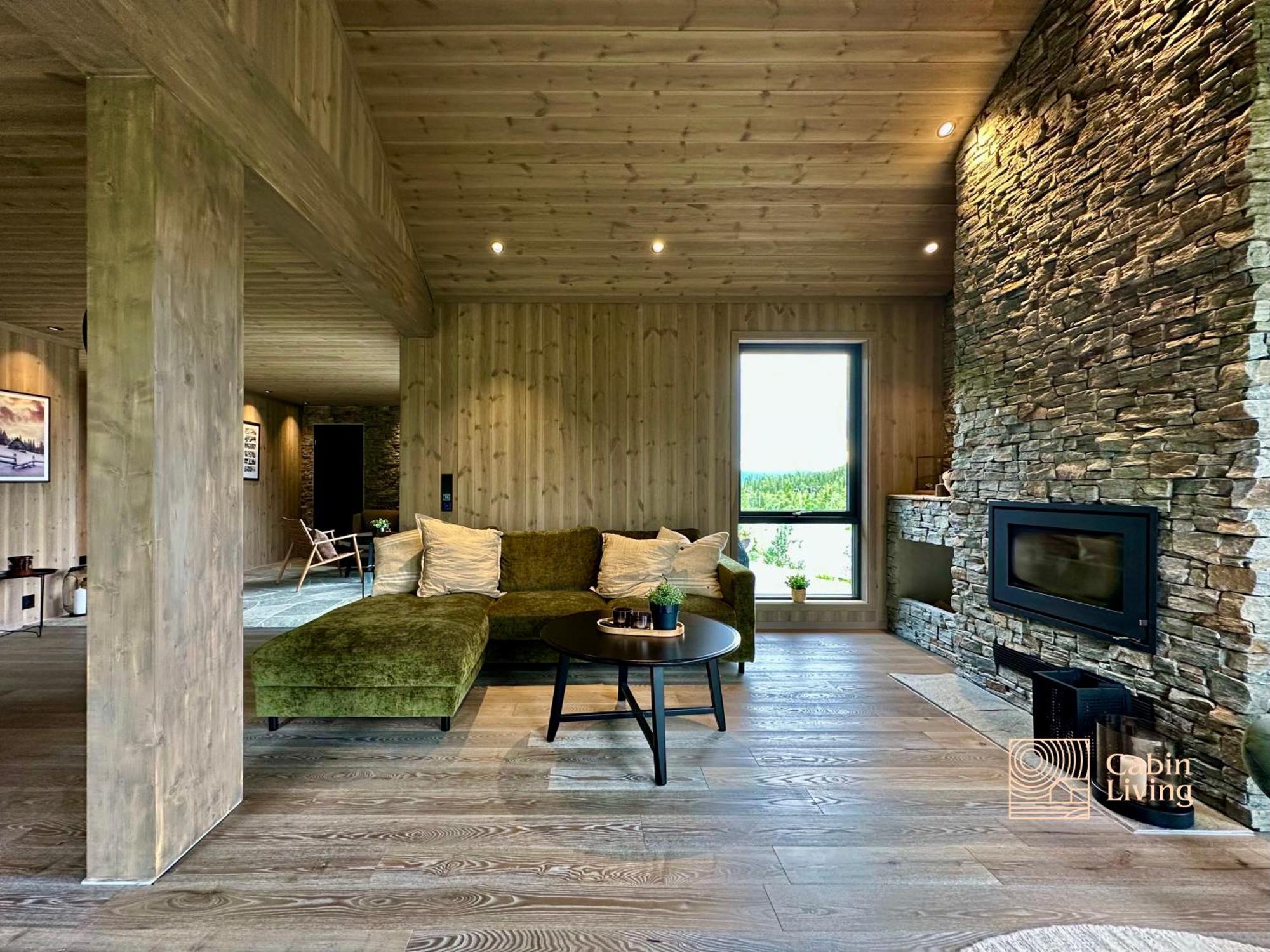 Brand New Cabin On The Sunny Side Of Gaustatoppen With A Great View Tuddal Екстер'єр фото