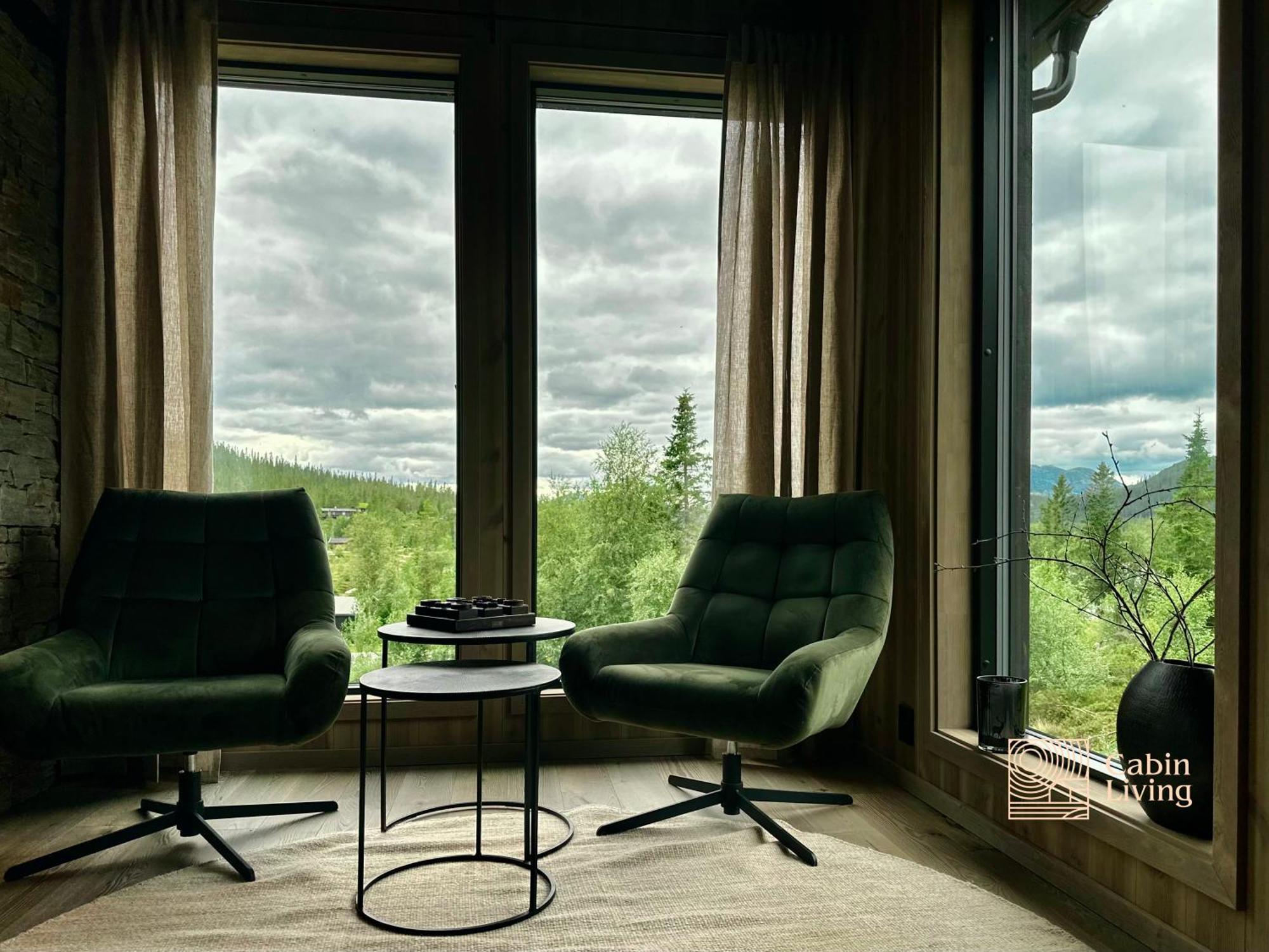 Brand New Cabin On The Sunny Side Of Gaustatoppen With A Great View Tuddal Екстер'єр фото