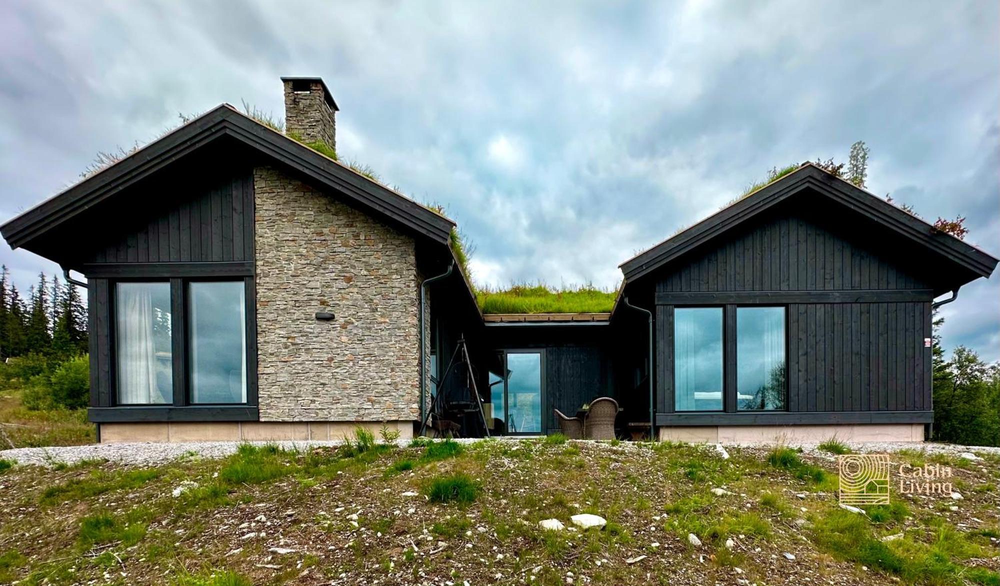 Brand New Cabin On The Sunny Side Of Gaustatoppen With A Great View Tuddal Екстер'єр фото