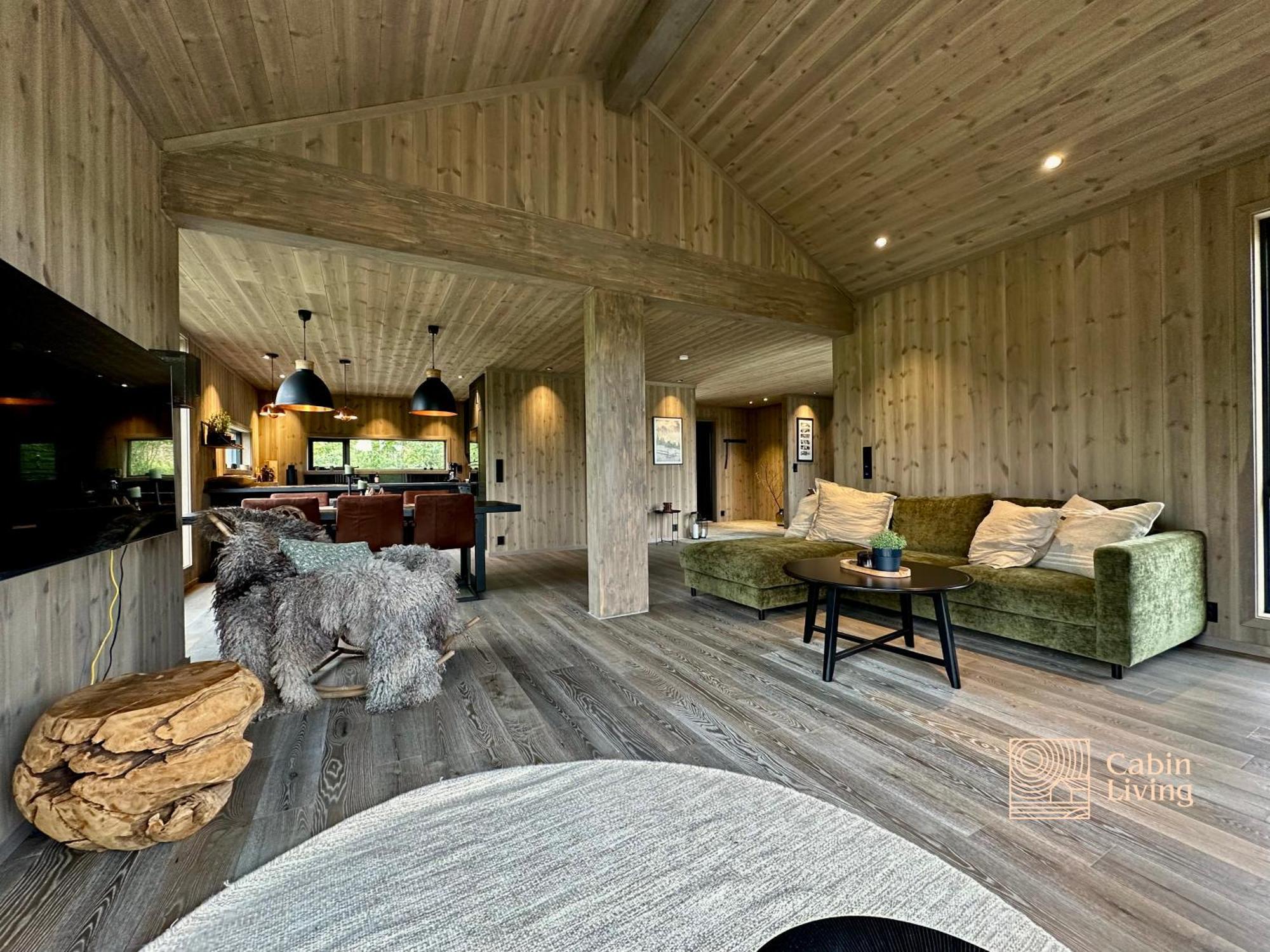 Brand New Cabin On The Sunny Side Of Gaustatoppen With A Great View Tuddal Екстер'єр фото