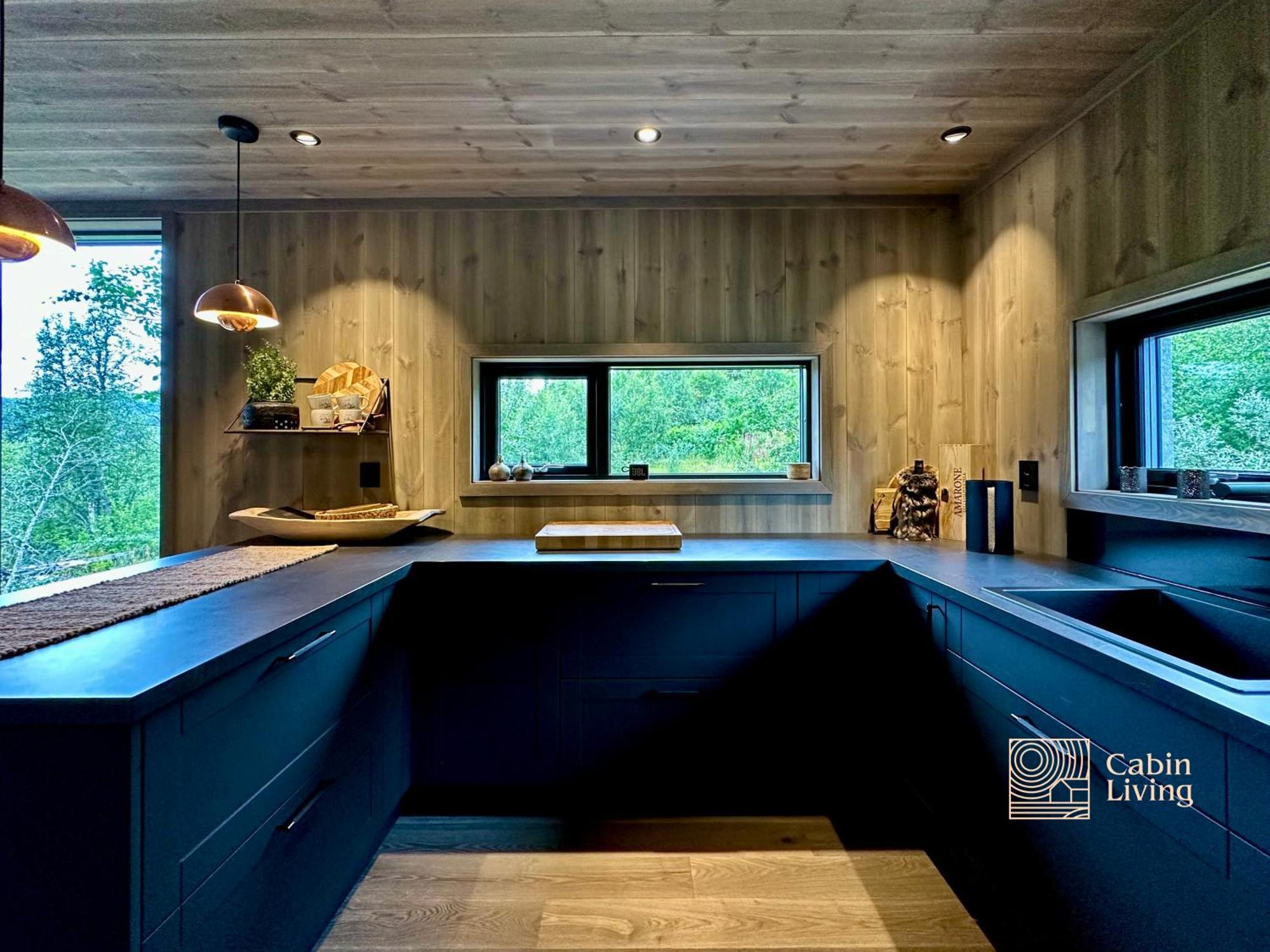 Brand New Cabin On The Sunny Side Of Gaustatoppen With A Great View Tuddal Екстер'єр фото