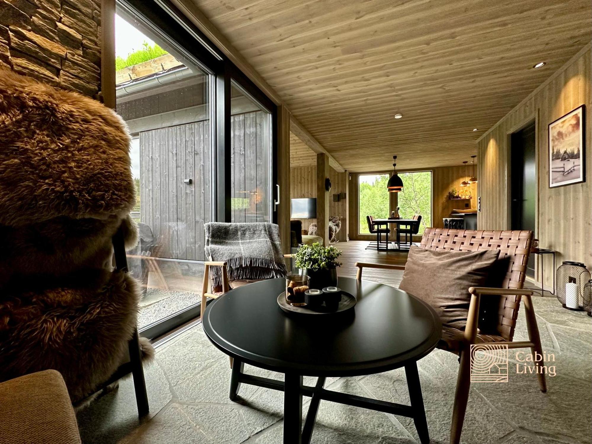 Brand New Cabin On The Sunny Side Of Gaustatoppen With A Great View Tuddal Екстер'єр фото