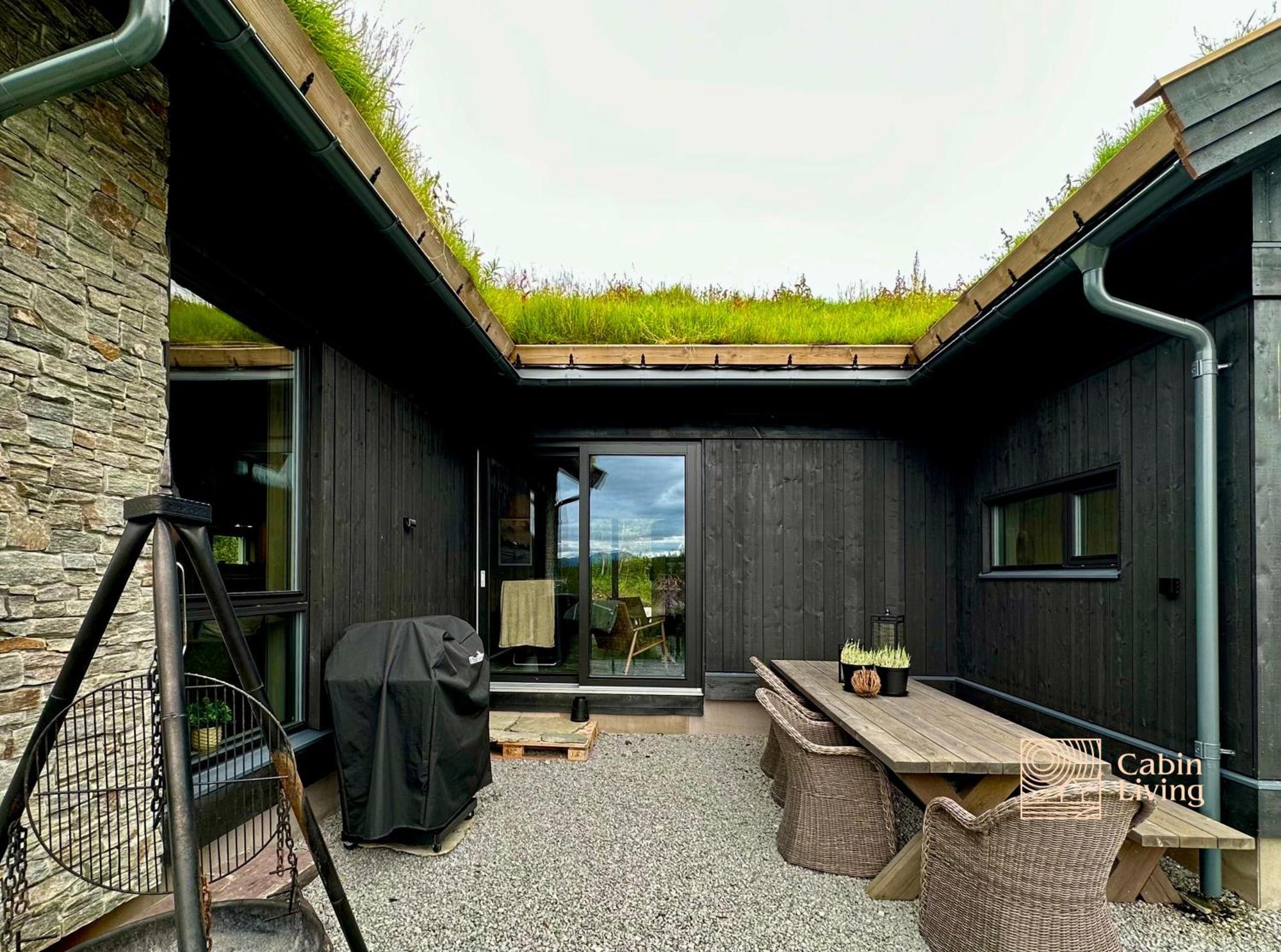 Brand New Cabin On The Sunny Side Of Gaustatoppen With A Great View Tuddal Екстер'єр фото