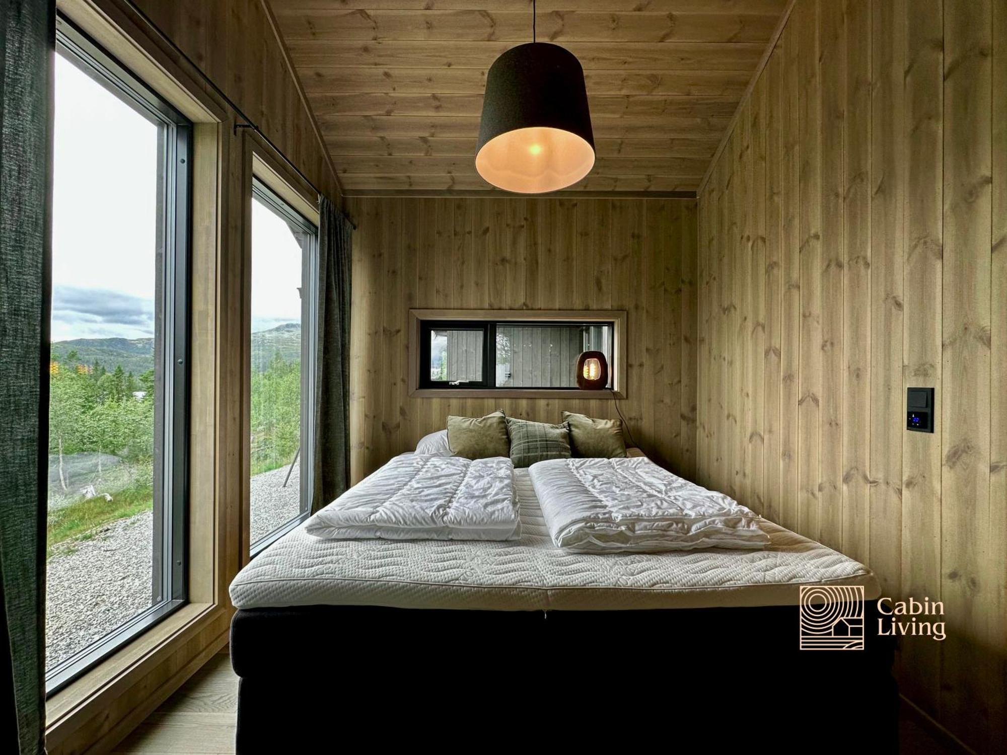 Brand New Cabin On The Sunny Side Of Gaustatoppen With A Great View Tuddal Екстер'єр фото